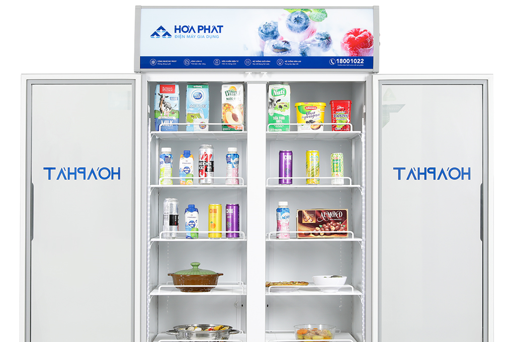 Tủ mát trưng bày Hòa Phát Inverter 723 lít HSR D8723